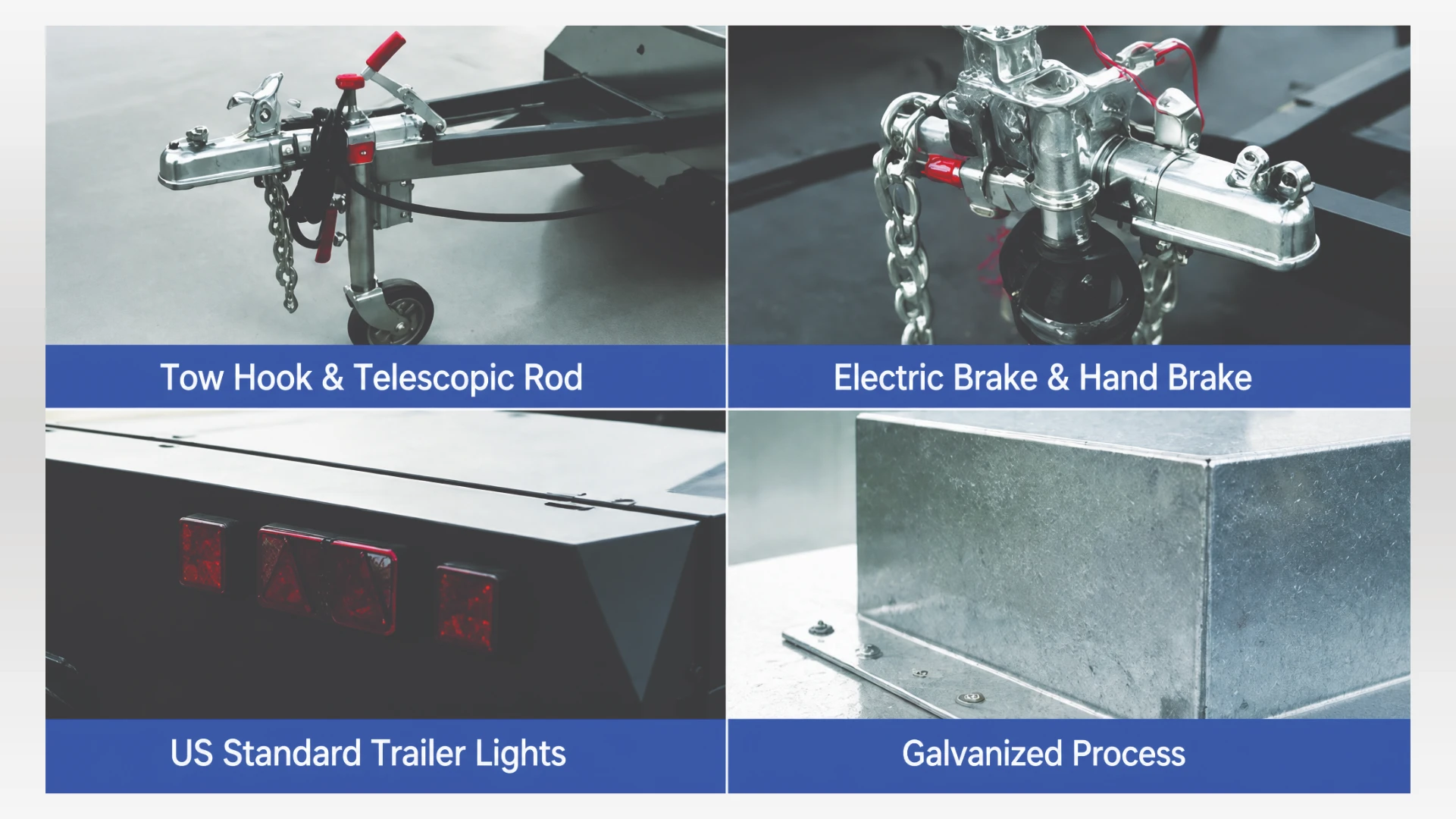AdHaul — Galvanized Trailer with Reliable Braking