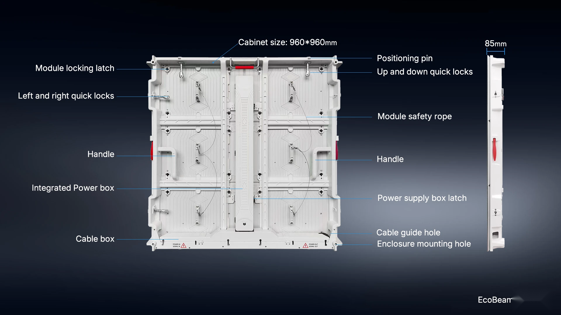 EcoBeam — Lighter & Thinner Cabinet, Fully Equipped for Fast & Stable Builds