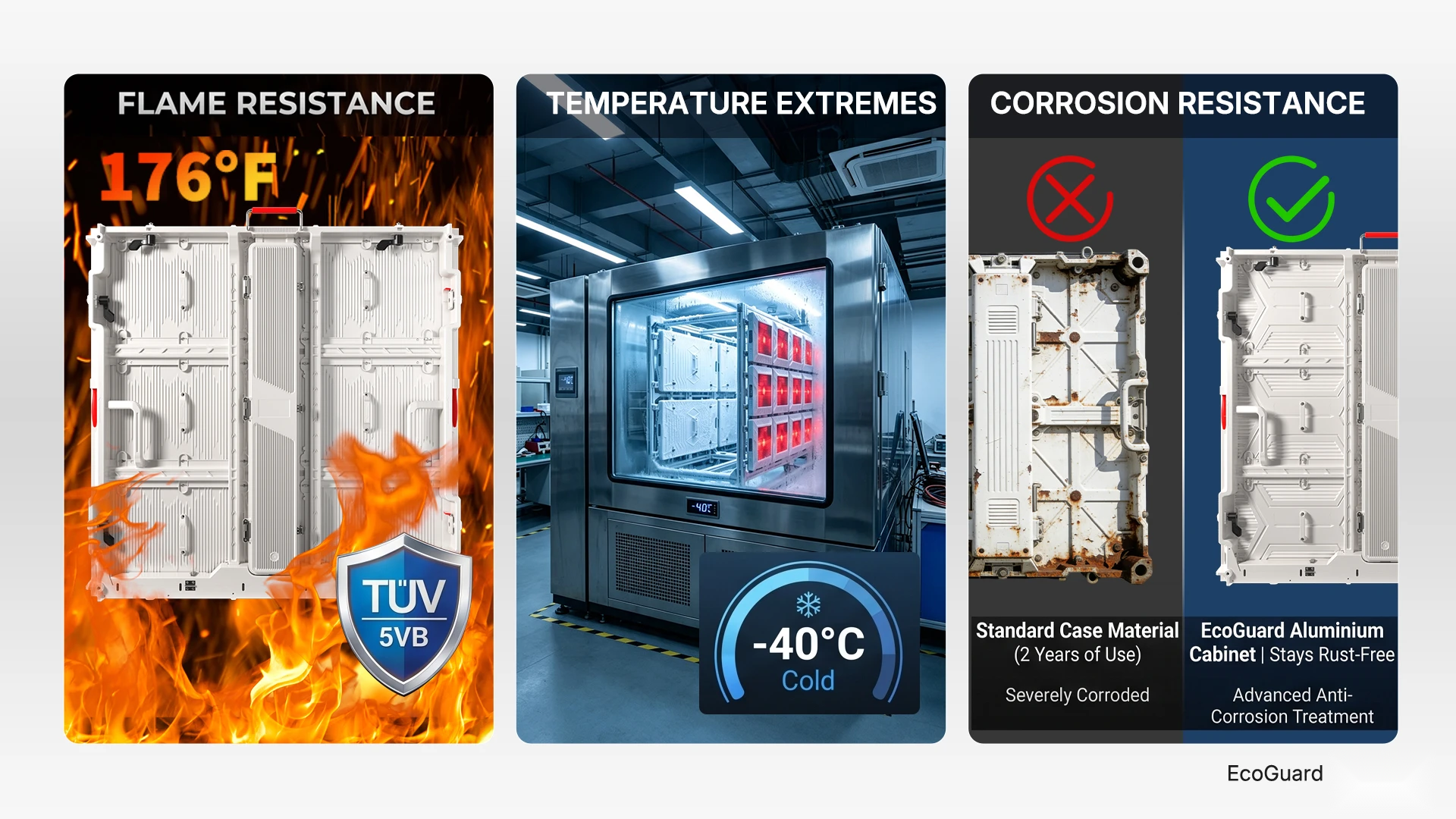 EcoGuard — Flame Resistance, Temperature & Corrosion Resistance
