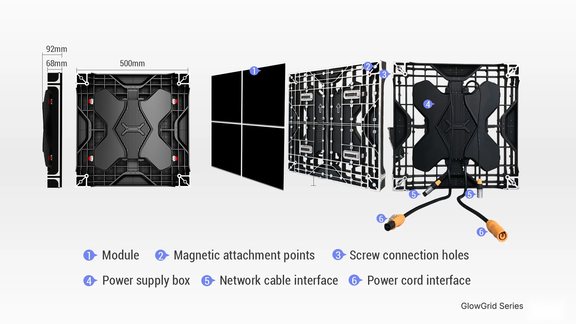 GlowGrid — Modular Floor Panels for Fast, Clean Setup