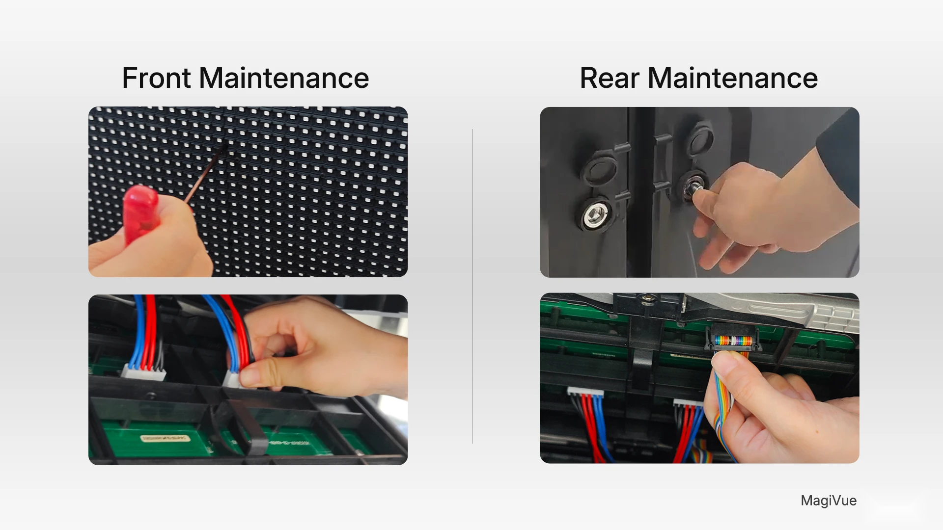 MagiVue — Front & Rear Maintenance Access