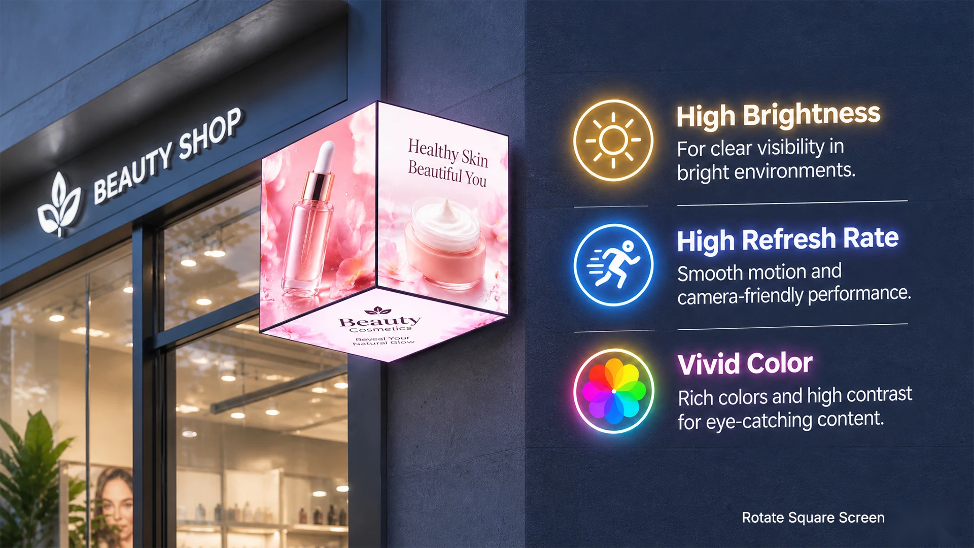 Rotate Square Screen — High-Impact Visuals on Every Side