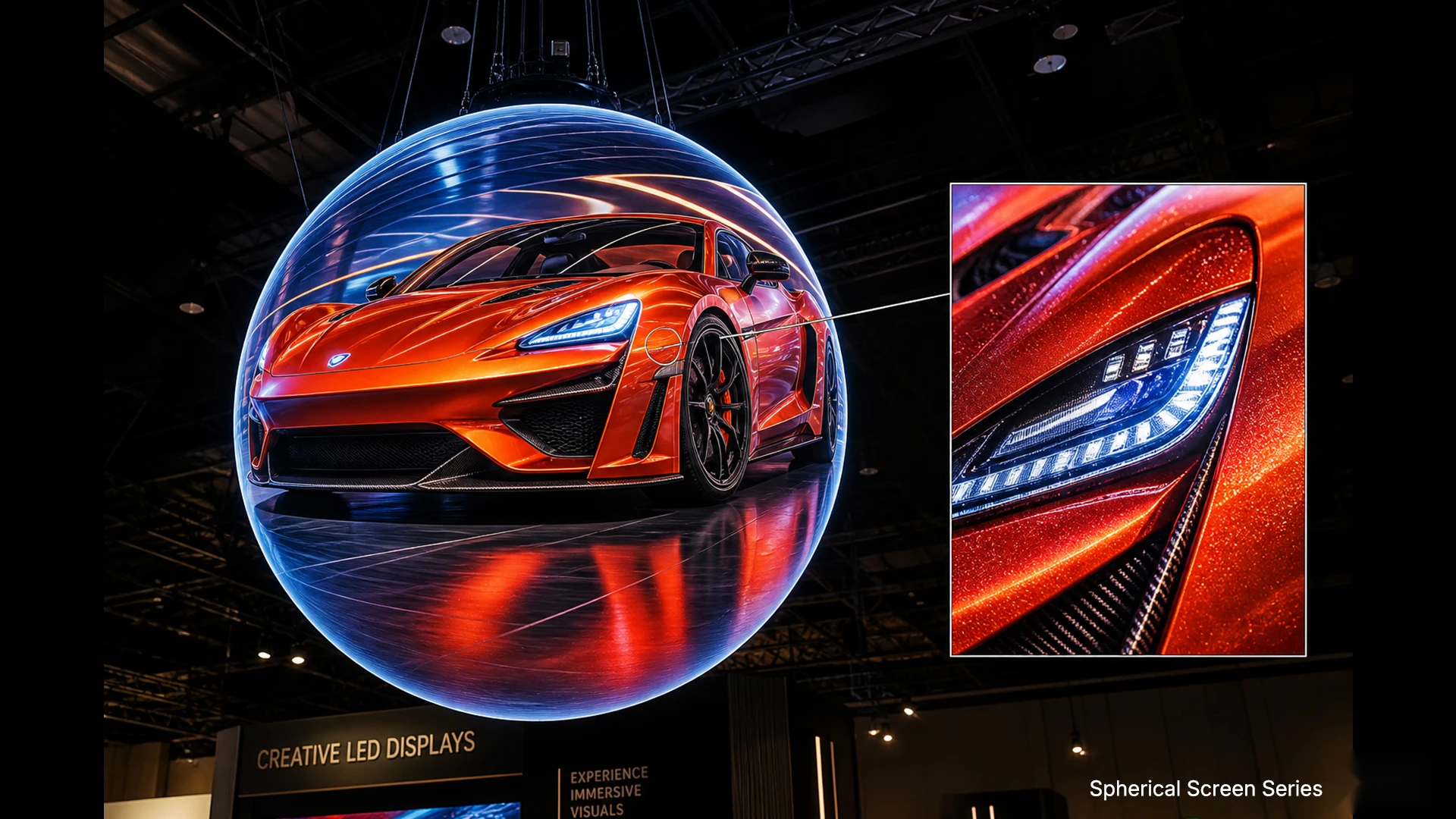 Spherical Screen — High-Definition, Smooth Visuals